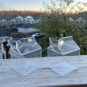 Target Clear Acrylic Milk Cartons